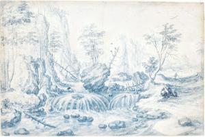 MAJOR Isaac 1588-1642,A RUGGED MOUNTAIN LANDSCAPE WITH FIGURES BY A WATE,Sotheby's GB 2020-01-29