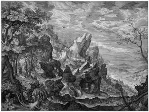 MAJOR Isaac 1588-1642,Felsige Landschaft,1622,Galerie Bassenge DE 2012-11-29