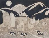 MAJOR Kathleen 1905-1978,Rural view,Peter Wilson GB 2009-11-11