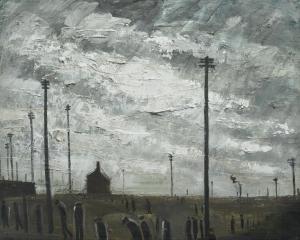 MAJOR Theodore 1908-1999,Industrial Landscape with Telegraph Poles,Christie's GB 2023-10-19