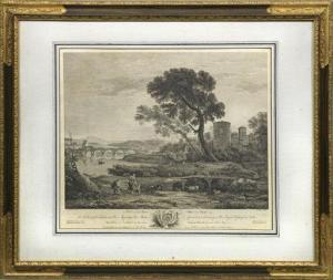 MAJOR Thomas 1714-1799,A View of the Ponte-Mole,1753,Schloss DE 2019-12-07