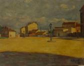 MAJOREL Fernand 1898-1965,Place d'un village,1931,Millon & Associés FR 2018-06-07
