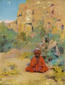 MAJORELLE Jacques 1886-1962,BOY IN RED IN KARNAK,1913,Sotheby's GB 2018-06-21