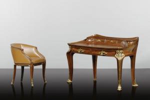 MAJORELLE Louis 1859-1926,'AUX ORCHIDÉES' DESK AND CHAIR,1903,Sotheby's GB 2012-05-22