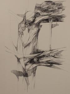 MAJORS William 1930-1982,Untitled (Crucifixion Series),1961,Treadway US 2019-09-15