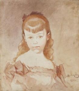 MAKAROV Ivan Koz'mic 1822-1897,Portrait of Grand Duchess Xenia Alexandrovna (1,1882,Bruun Rasmussen 2018-02-26