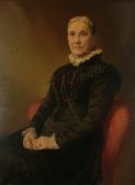 MAKIN J.R 1800-1800,Portrait of an older woman, seated, wearing a blac,1900,Bonhams GB 2006-02-07