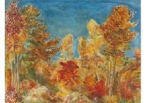 Makino Torao 1890-1946,Autumn Scenery,Mainichi Auction JP 2021-01-15