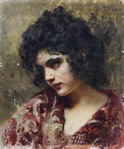 MAKOVSKI Konstantin Egorovich 1839-1915,Gypsy girl,Bonhams GB 2013-11-27