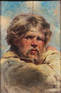 MAKOVSKI Konstantin Egorovich 1839-1915,Portrait d'homme,Sotheby's GB 2023-11-14