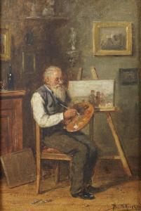 MAKOVSKI Vladimir Egorovitch 1846-1920,The artist in his studio,Bonhams GB 2013-11-27