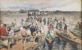 MAKOVSKI Vladimir Egorovitch 1846-1920,Watermelon traders at the,1902,Bellmans Fine Art Auctioneers 2024-03-28