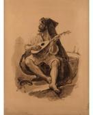 MAKOVSKIY YEGOR IVANOVICH 1802-1886,Musician,Shapiro Auctions US 2017-03-18
