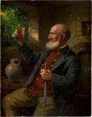 MAKOWITZKI Alexander 1863-1924,DER WEINTRINKER,Hargesheimer Kunstauktionen DE 2017-09-23