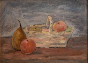 MAKOWSKI Tadeusz, Tade 1882-1932,Fruits in a basket,1920,Desa Unicum PL 2024-03-21