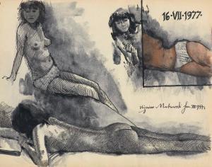 MAKOWSKI Zbigniew 1930-2019,TERESA SAYS,1977,Agra-Art PL 2024-03-17
