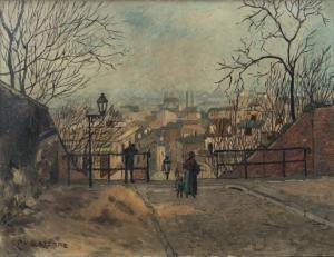 MALATERRE Pierre 1930-1900,Les escaliers de Montmartre,Neret-Minet FR 2016-10-28