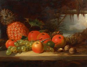 MALBON William,a pair of still life paintings of mixed fruit and ,1847,John Nicholson 2020-11-04