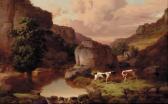MALBON William 1805-1877,Pointers with a huntsman in a rocky river landscap,Christie's GB 2001-06-14