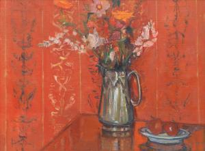 MALCOLM Ellen 1923-2003,Red Flowerpiece,Bonhams GB 2023-10-11
