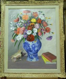 Malcolm Thalia Wescott 1888,Bouquet de fleurs et coquillage,Millon & Associés FR 2012-01-27