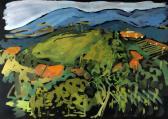 MALCOLM VICTORIA 1957,continental landscape with vineyards,Rogers Jones & Co GB 2017-12-08