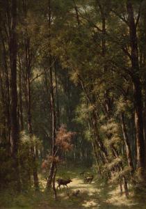 MALECKI Wladyslaw Aleksander 1836-1900,Great forest,1870,Desa Unicum PL 2024-04-16