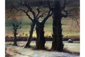 MALER E 1800-1900,Winterlandschaft,Engel DE 2015-11-28