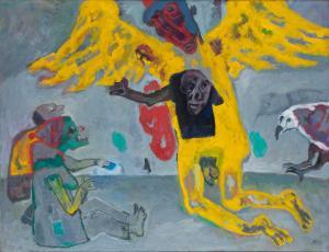 MALESZA Mikołaj 1954,"Revelry" / "The art of flying",1989-1995,Desa Unicum PL 2024-03-26