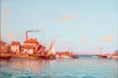 MALFROY Charles 1862-1951,A Harbor Scene,Jackson's US 2013-11-19