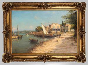 MALFROY Henri,Le petit port de Gignac en Provence,Cannes encheres, Appay-Debussy 2023-12-15