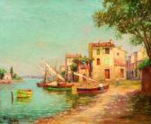 MALFROY Henri 1895-1944,Les Martigues,Besch Cannes Auction FR 2014-08-15