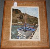 MALING Alan,Boat moored at a Quayside,Tooveys Auction GB 2012-02-22