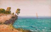 Malinowski Andrzej 1885-1932,"View of sea" ("From Orłowo hills"),Desa Unicum PL 2021-10-26