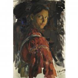 MALJAVIN Filipp Andreevič 1869-1940,RUSSIAN BEAUTY,Sotheby's GB 2011-06-06