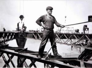 MALLARD Henri 1884-1967,Building the Sydney Harbour Bridge,1930-1931,Deutscher & Menzies 2007-09-12