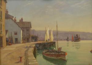 MALLENDER L,Hull fishing boat by the Quayside,19th/20th century,David Duggleby Limited 2008-09-15