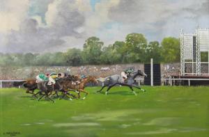 MALLENDER L 1900-1900,Racing at Doncaster,1964,Batemans Auctioneers & Valuers GB 2017-12-02