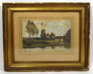 MALLET,Vue sur la rivière,19th century,Loizillon FR 2020-07-18