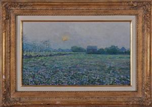 MALONE Blondelle E. 1879-1951,BLUE FLOWER MEADOW,Stair Galleries US 2010-09-25