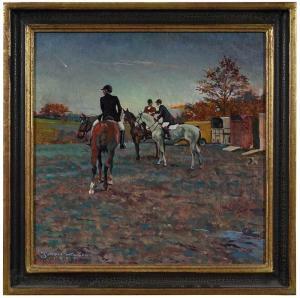 MALONE Booth 1950,Before the Hunt,1997,Brunk Auctions US 2019-11-09