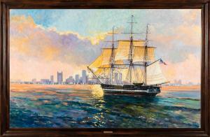 Maloney William J. 1932,Old Ironsides Under Sail,Skinner US 2022-06-07
