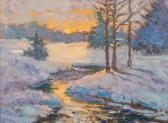 Maloney William J. 1932,Winter Sunrise,Shannon's US 2023-06-22
