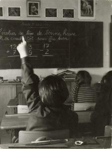 Maltête René 1930-2000,Dans l'école communale,1970,Yann Le Mouel FR 2022-10-21