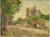MALTERRE Andre 1889-1975,Notre-Dame de Paris, vue du transept,Geoffroy-Bequet FR 2008-01-23