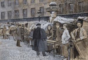MALTESTE Louis 1862-1928,"La Trolle" au faubourg Saint Antoine,Chayette et Cheval FR 2024-04-12
