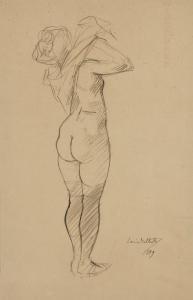 MALTESTE Louis 1862-1928,Nudo femminile,1899,Capitolium Art Casa d'Aste IT 2022-03-01