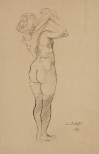 MALTESTE Louis 1862-1928,Nudo femminile,1899,Capitolium Art Casa d'Aste IT 2021-12-15