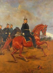 MALTNER Kurt 1886,Kaiser Wilhelm I. in der Schlacht,Mehlis DE 2017-02-25