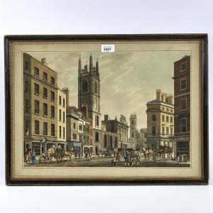 MALTON Thomas I,view of the Bank from the Mansion House with the C,Burstow and Hewett 2021-02-26